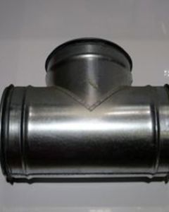 T-Piece 90deg ND150 f/roller-laminated tube